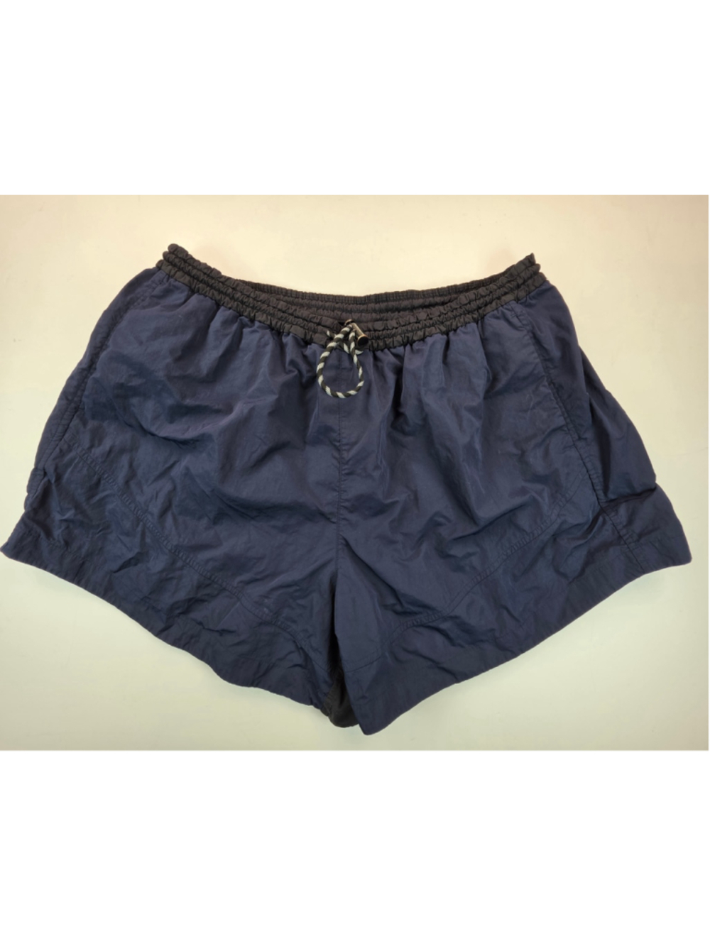 Lululemon Groovy Run Shorts Womens 12 Navy Blue Black Lined 4.5" Running